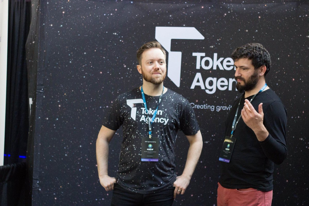 thetokenagency's tweet photo. We had a whirlwind week 🌪 of #ICO, #crypto, and #blockchain conversations at #SXSW2018 + @TokenFest 😀👊💯. Inspired by the industry leaders we met and the innovations we came across - definitely lots going on in the token-based economy and more to come 🔥🚀. #tokenfest #ICOs https://t.co/TW0DoUVpZ7