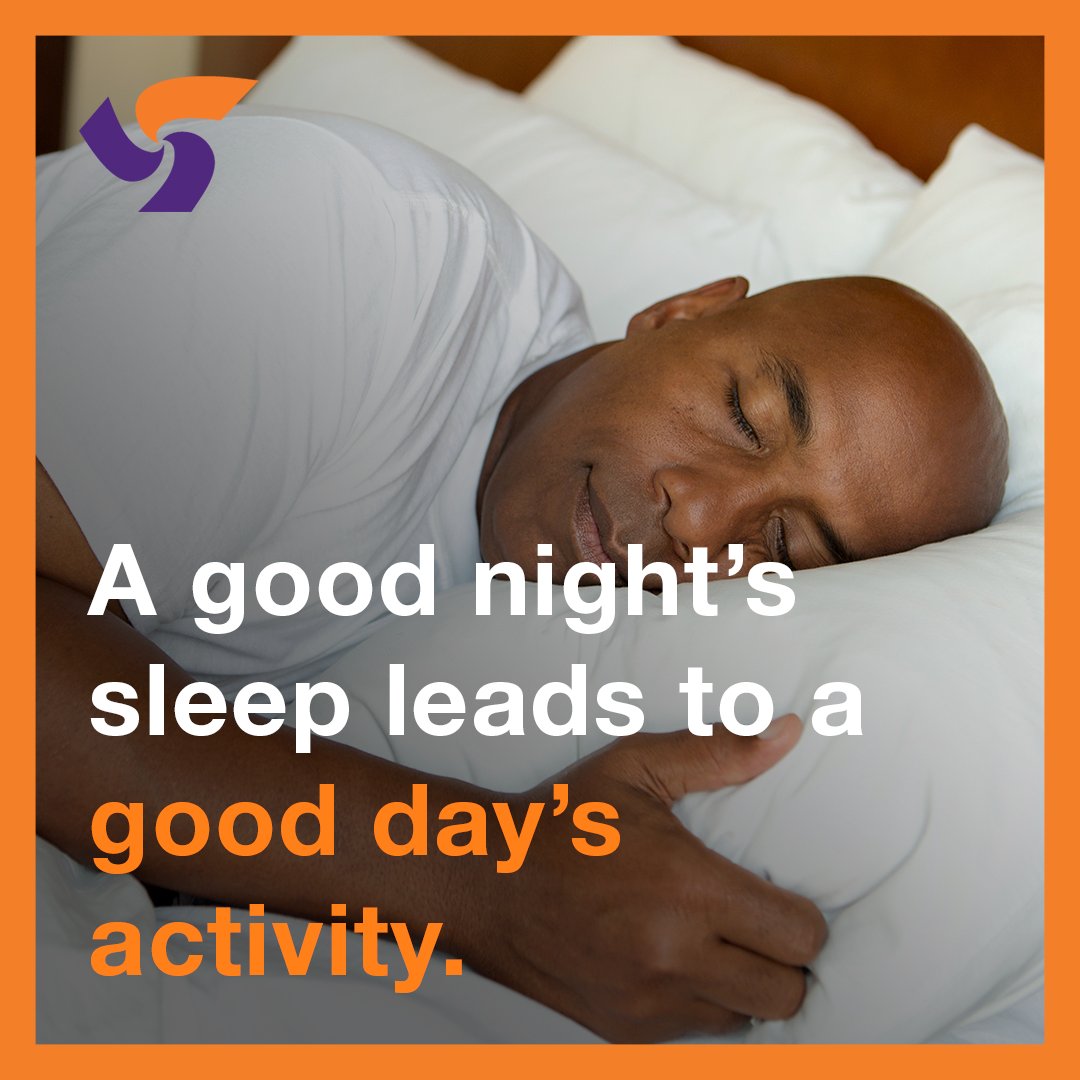 ParticipACTION's tweet photo. When you sleep well at night, you have more energy to move during the day. And when you moving during the day, you sleep better at night. It's a pretty awesome cycle to get into. #MondayMotivation https://t.co/GXNolc5sOb