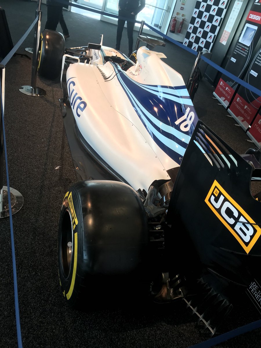 Not too bad of a sight seeing the Williams F1 car
