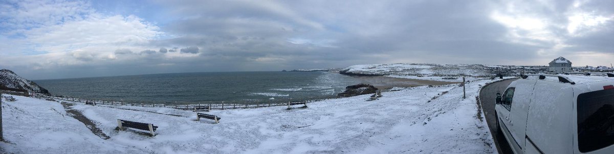 A chilly start at Perranporth as Lifeguards start their inductions today. Might be a classroom based session to start with!