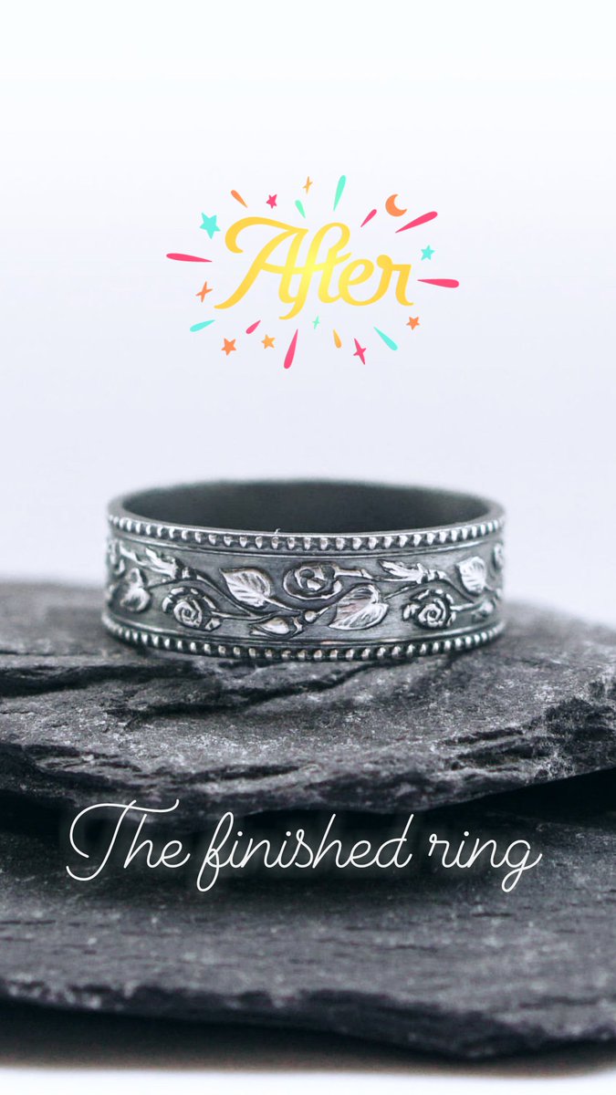 CuriousOwlShop's tweet photo. After some soldering, shaping, oxidising, polishing and finally cleaning! The band is ready to go :)

#etsy #handmade #craftbuzz #HandmadeHour #maker #jewelry #jewellery https://t.co/LAQ2wY1aD3