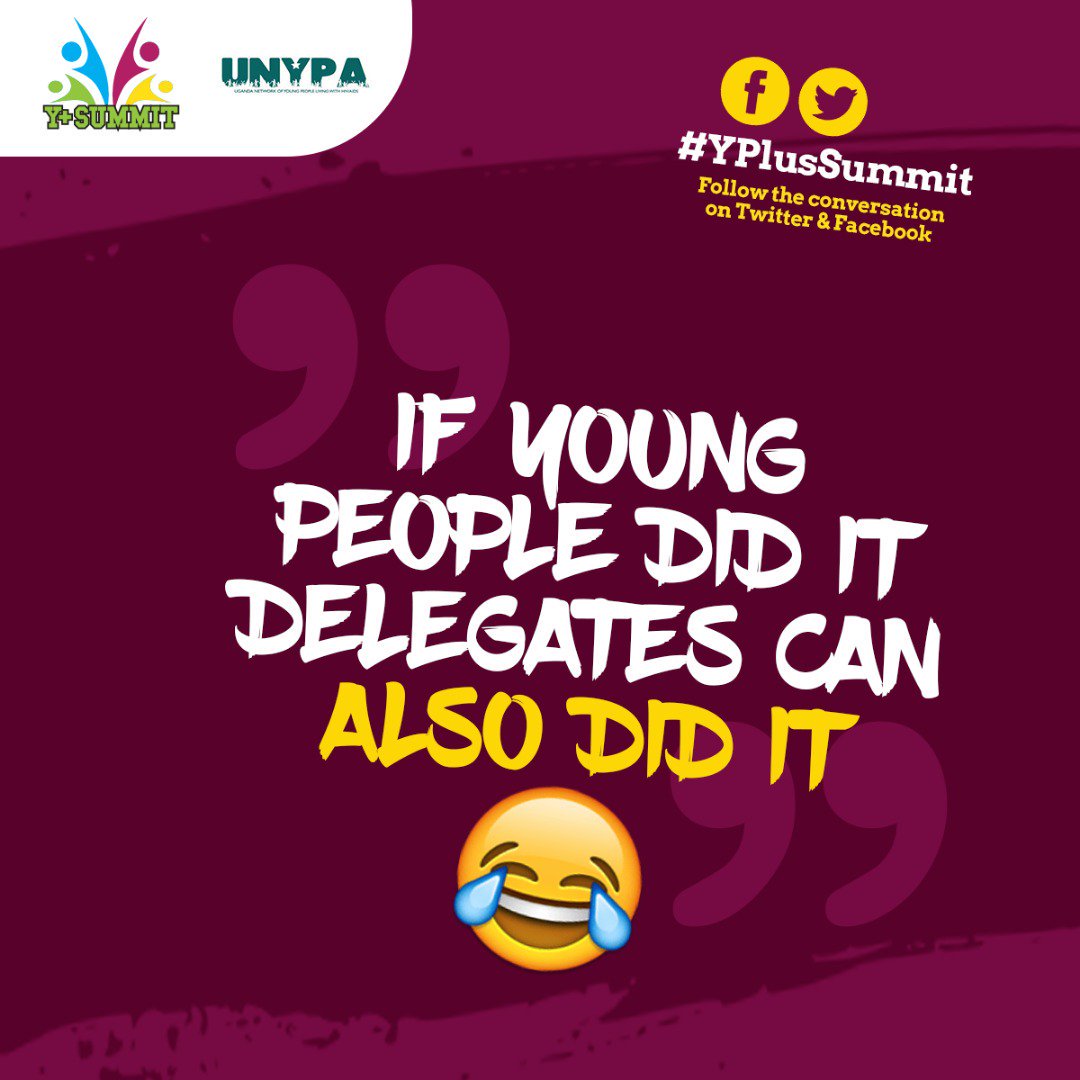 #YplusSummit
Everyone else can did it.😂😂😂 HIV must end. 
#iKnowKati..