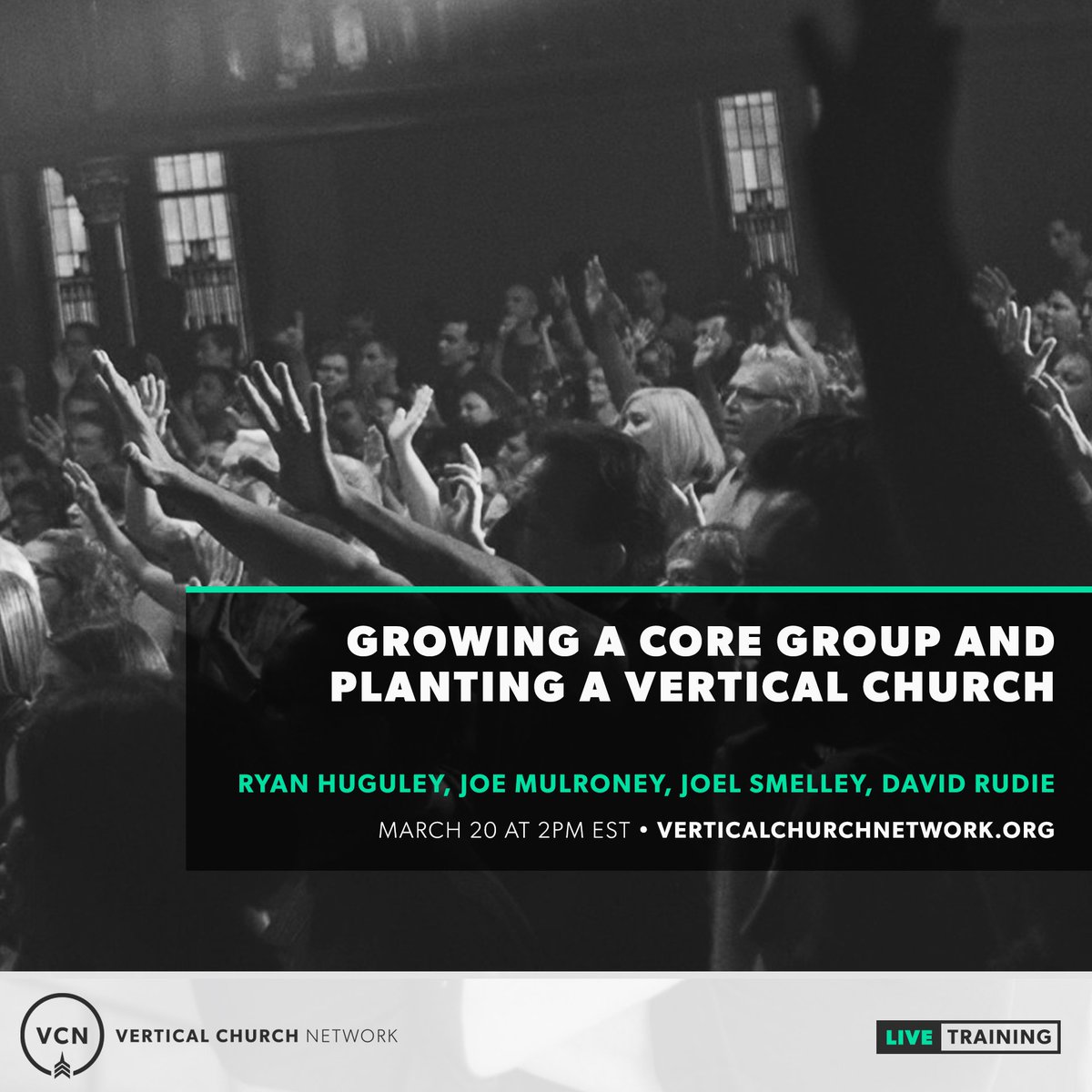 verticalcn's tweet image. TOMORROW | Join us for a live discussion with four church planters as we talk about growing a core group and planting a vertical church.

Register for free at verticalchurchnetwork.org/resources