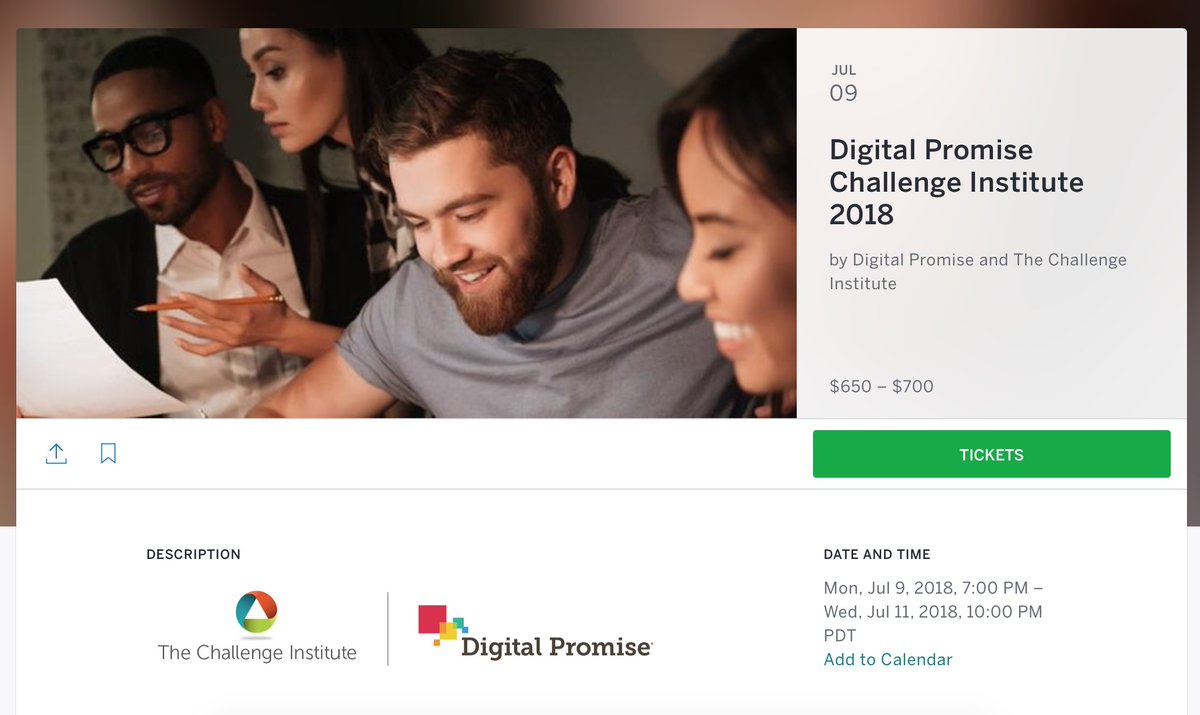 katiemorrow's tweet image. Summer PD that will be amazing: digitalpromise.org/event/digital-… #joyofpl #appleeduchat #adedu #cblworld