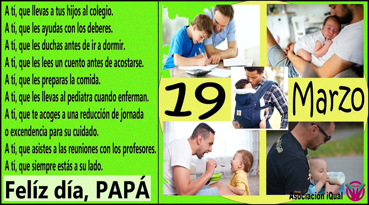 iqualreport's tweet photo. Porque estos #padres #Existen
¿Nos ayudas a darles #visibilidad? 
#Diadelpadre
#FelizDiaDelPadre
#Zorionak #AitarenEguna
#19marzo https://t.co/YfS5vzKndJ