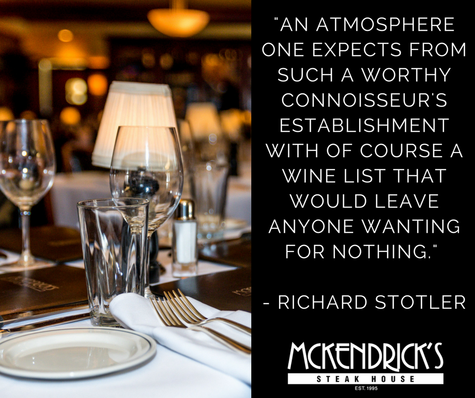 We always love hearing from our guests and strive to make every experience at our steak house a special one.