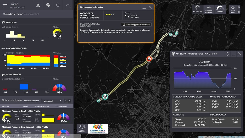 Worldsensing's tweet image. #Cundinamarca&apos;s award-winning ITS project with Worldsensing on the first intelligent road in Colombia: lnkd.in/eXJn9C. Meet us tomorrow at Intertraffic Amsterdam booth 11.200 for a first-hand look of the project. #intelligenttransportsystem #intertraffic #ITAdam18