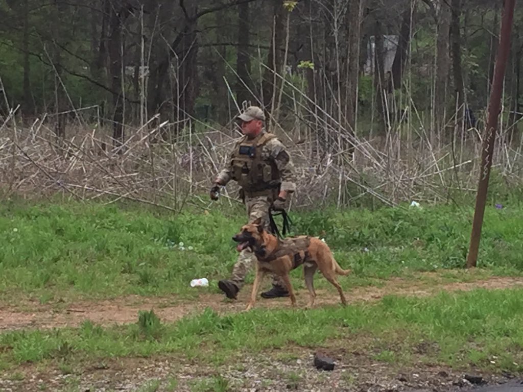 StoneySharp3340's tweet photo. K-9 units search railroad tracks off Oporto-Madrid Blvd in Irondale.  We’re working to confirm if search is for Gardendale person of interest Jon Bowden.  Bowden is wanted for questioning after female was found dead in home on Greenwood Ave in Gardendale Sunday afternoon. https://t.co/VlcHrSI9td