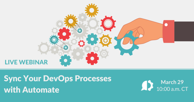 MikeStegs's tweet photo. Automation is essential for successful DevOps. Join the webinar and find out how to improve your DevOps process with Automate. https://t.co/TxS3bdZP4T https://t.co/QfRtjMuBcJ