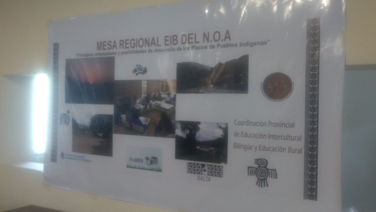 #Ahora | Participando de la Mesa Regional de Educación Intercultural Bilingüe,  " Principios orientadores y posibilidades de desarrollo de los planes de pueblos Indígenas" <a href="/aniberruezo/">analia berruezo</a>