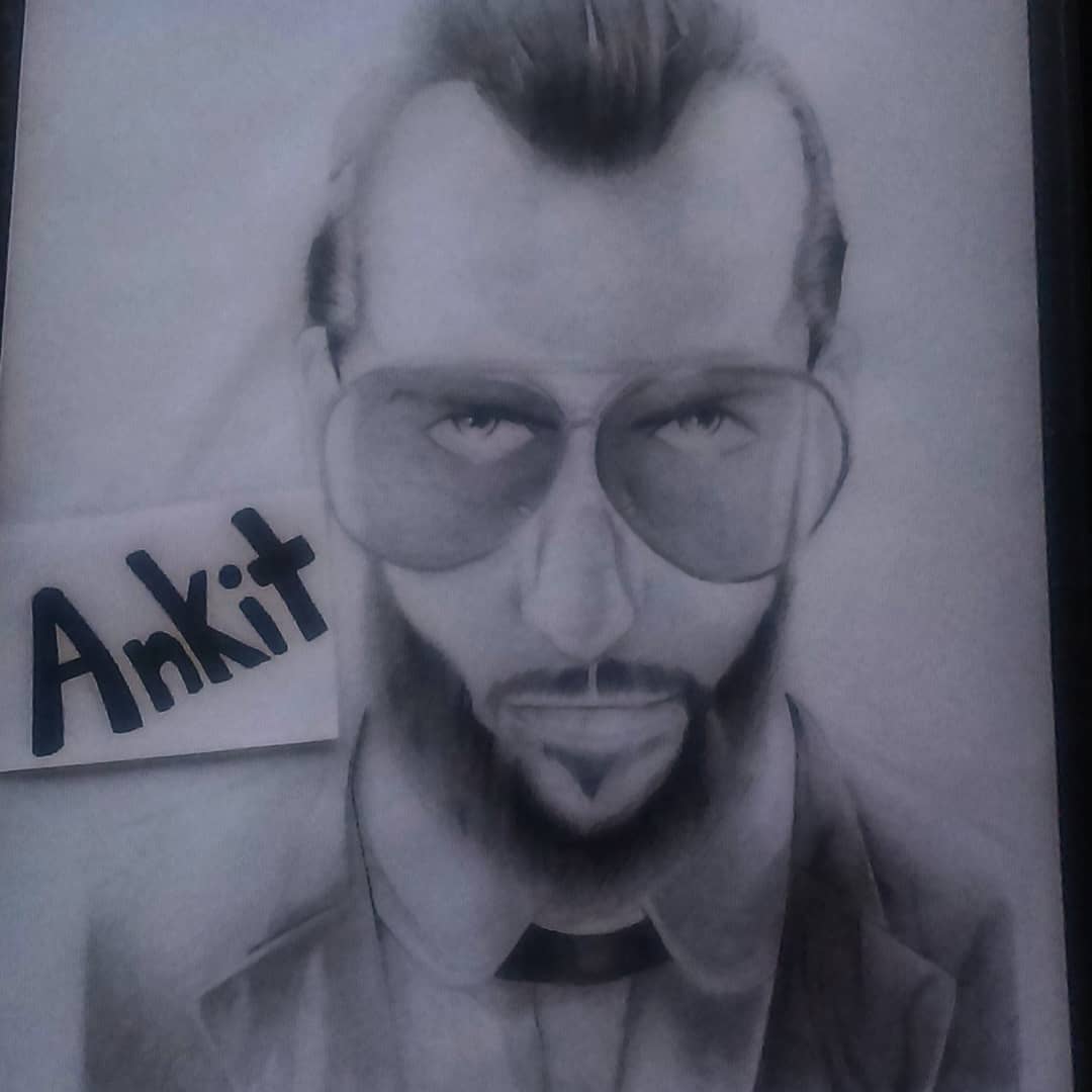 Ankit_k70's tweet photo. HI guys what do u think of my first realistic #fanart drawing of Joseph Seed from #Farcry5
@FarCrygame  #gaming https://t.co/gKszoIP5gM