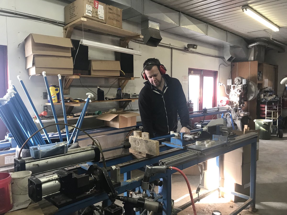 Making some paddles at Paluski Canoe &amp; Kayak!