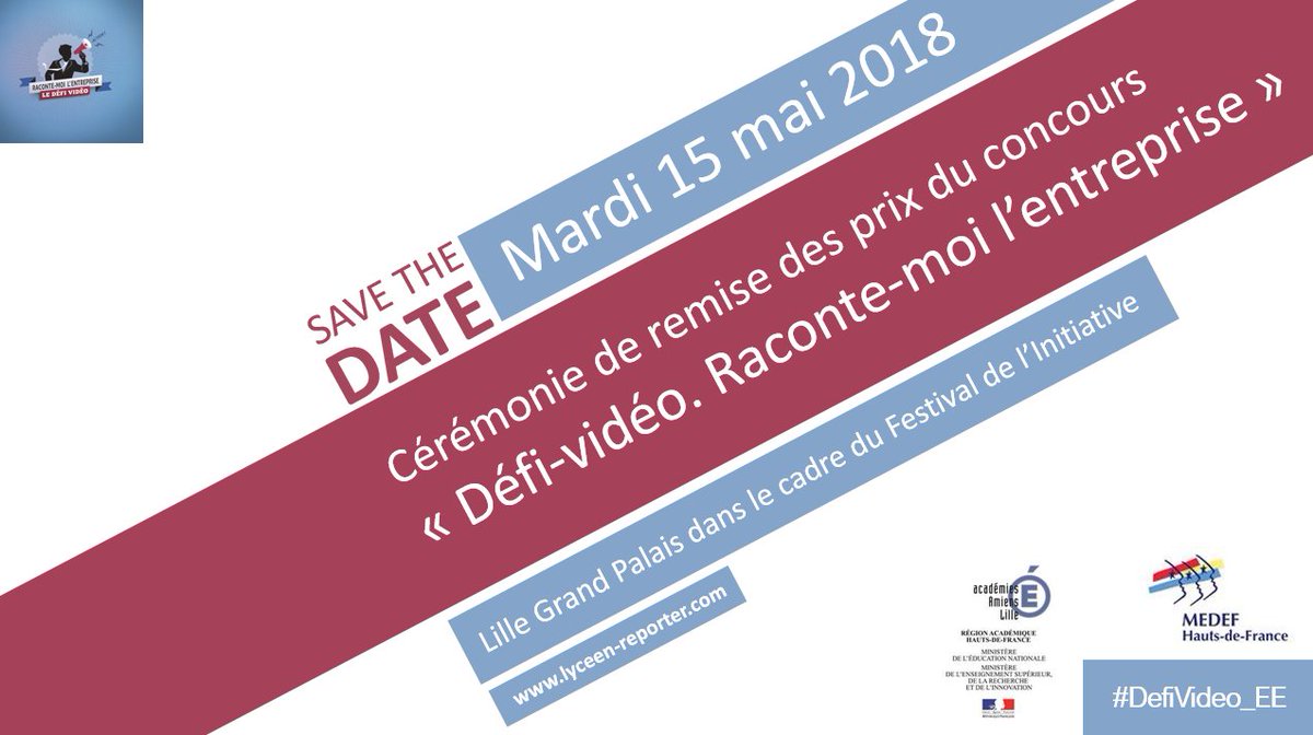 DefiVideo_EE's tweet photo. #BreakingNews cérémonie de remise des prix #concours #DéfiVidéo_EE ! #FestivalDeLinitative @LilleGrandPalai https://t.co/zCePGhEADH