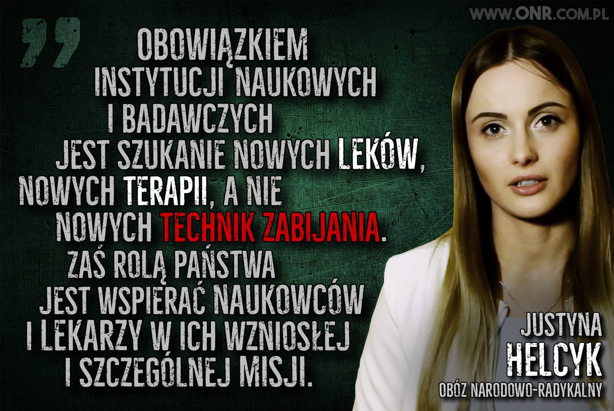 #ProLife #aborcja #PrawoDoŻycia
Po co komuś PRAWA CZŁOWIEKA skoro najbardziej podstawowe zawiesza się na kołku w przypadku najbardziej bezbronnych?
➡ <a href="/Justyna_Helcyk/">Justyna Helcyk</a> 
<a href="/Prawo_do_zycia/">Fundacja Pro</a> <a href="/1934ONR/">ONR</a> <a href="/OrdoIuris/">Instytut Ordo Iuris</a> <a href="/ZycieTAK/">Wybierz życie</a> <a href="/ProLifeBMS/">Bractwo Małych Stópek</a>