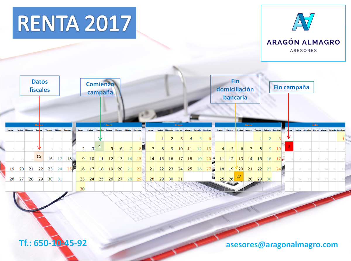 AAasesores's tweet photo. Campaña de la Declaración de la Renta 2017.

Próximo 4 de abril.

https://t.co/pqE3c8fkKf https://t.co/eyIBFdq0pD