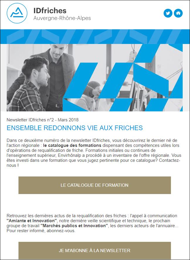 IDfriches's tweet photo. N°2 de la newsletter IDfriches : retrouvez notre veille #SSP, nos actus, nos prochains rdv et une sélection des acteurs présents dans l'annuaire #gauthey #ingeos @Envisol_SSP @enoveo @axelera_pole @CERF_AURA @envirhonalp @ClusterIndura  https://t.co/pKwrOPaZLP https://t.co/2HYiNePf6q