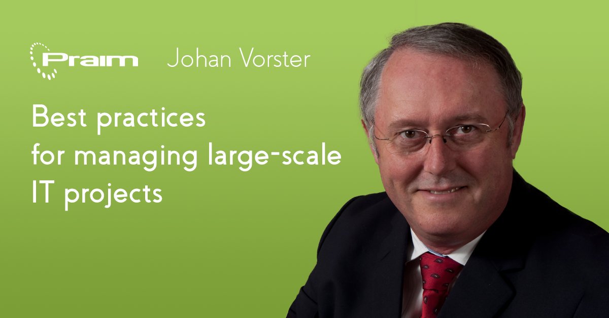 PraimSrl's tweet photo. Best practices for managing large-scale #ITprojects https://t.co/XBgDCOQgxA
interview with @johanvo
#largescaleproject #stakeholderMgmt #ProjectMng #ProjectMgmt #projectmanagement https://t.co/QnrhRb4Uwy