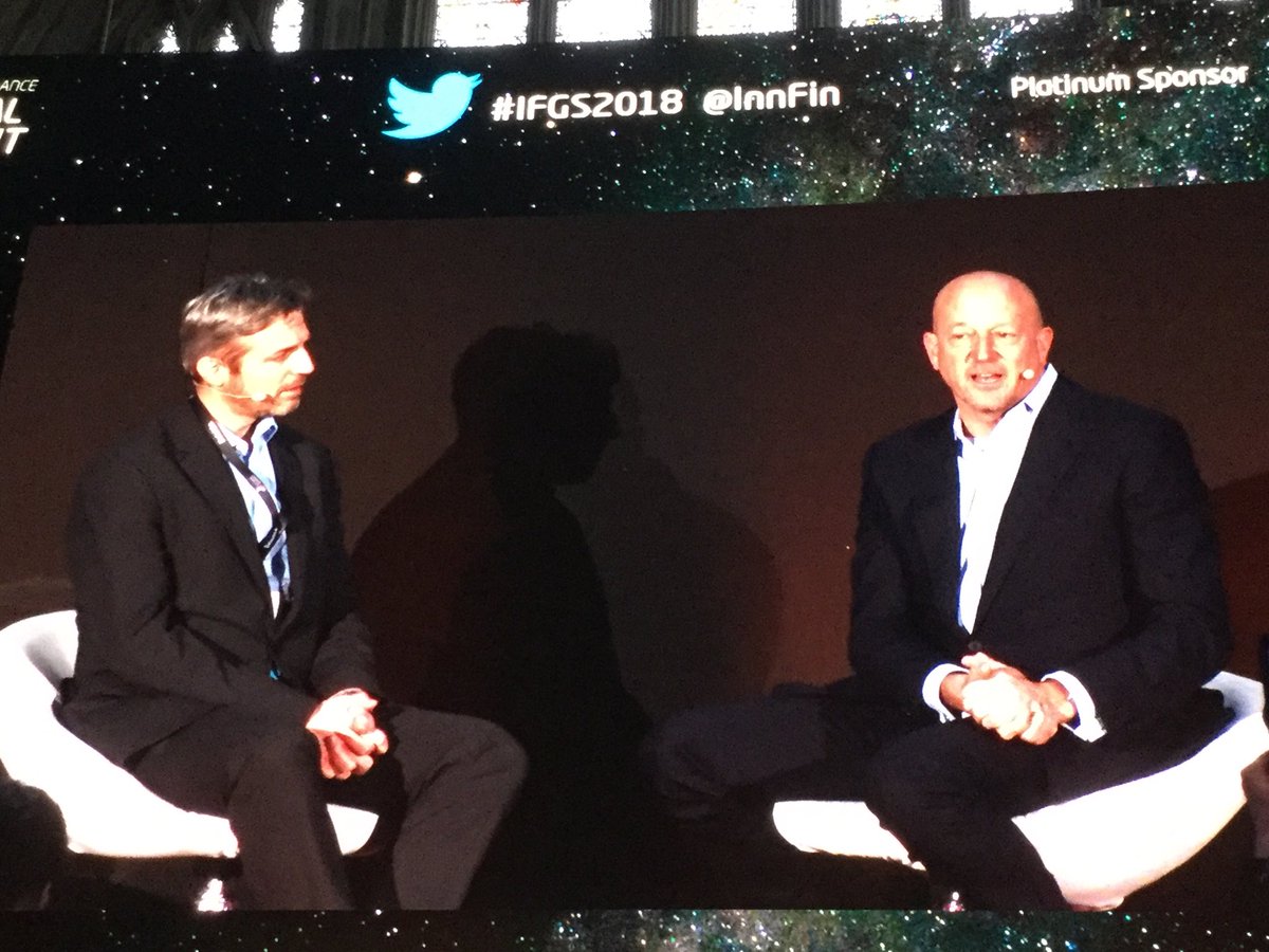 Technology is not necessarily your competitive edge. Once you have money you can buy it, says <a href="/LanceUggla/">Lance Uggla</a> <a href="/IHSMarkit/">IHS Markit now S&P Global</a> - focus on great content &amp; subject matter expertise and build up powerful distribution network. #IFGS2018 #ifgs18