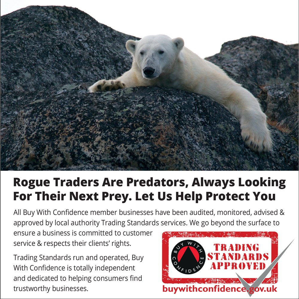 OfficialHantsTS's tweet photo. All Buy With Confidence members are checked & vetted by Trading Standards. Make sure you choose one for your next project @BWCconnect #TradingStandards #traderscheme https://t.co/NebdwdBp74