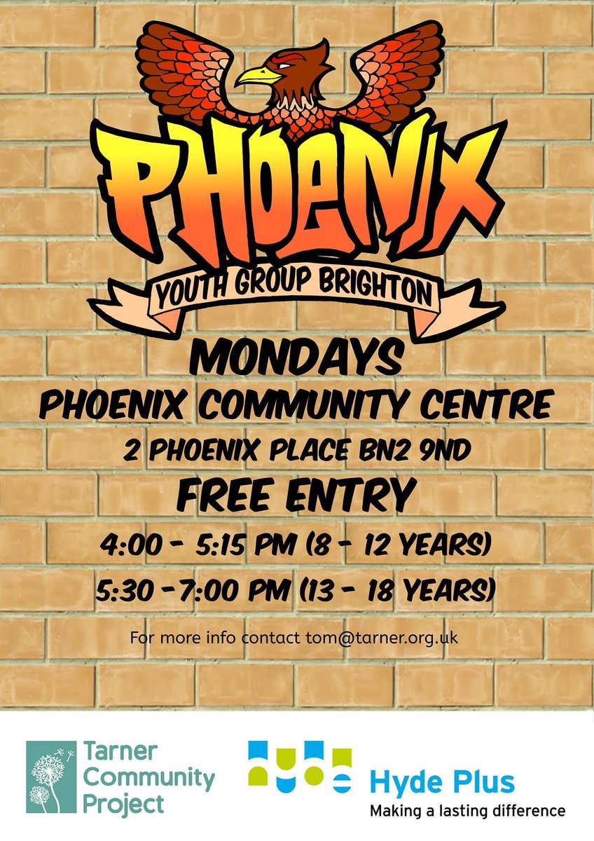 TarnerCP's tweet photo. Free youth Group at Phoenix Community Centre today contact tom@tarner.org.uk for more info https://t.co/gLZfgTioaD