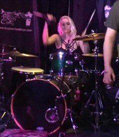 MyWildestDream's tweet photo. A few shots from Friday nites gig..... 

#GirlDrummer #GirlBand #Rock https://t.co/ZuXirPgVsr