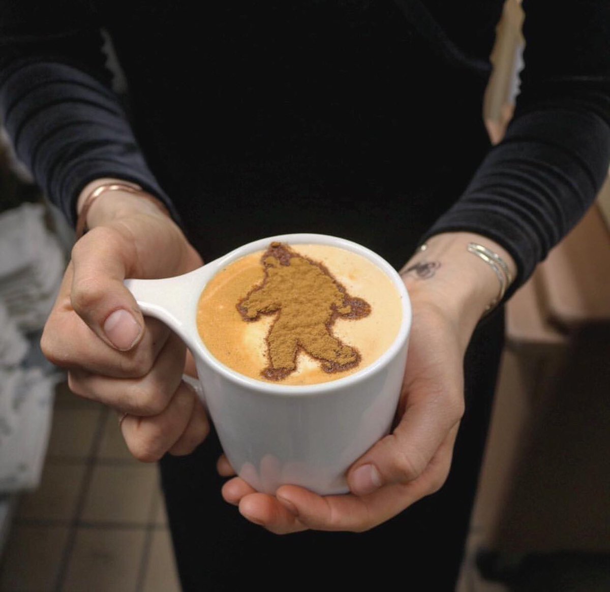 Have you tried our Bigfoot latte? Deliciously blended with caramel and dark chocolate! <a href="/topecacoffee/">Topeca Coffee</a> #webelieve #bigfoot