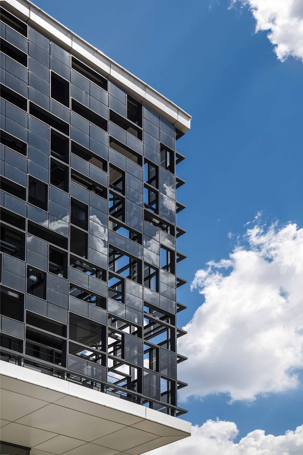 onyxsolar's tweet photo. Great examples of aesthetic of Solar PV glass for buildings at @Architizer, our hexagonal solar PV glass at Denver Pyramid &amp; the #photovoltaic mosaic of Bursagaz HQ #facade, check it out: 
https://t.co/SXfctAh0pv…/…/collections/photovoltaic-facades/ https://t.co/TLVq9zcrcx