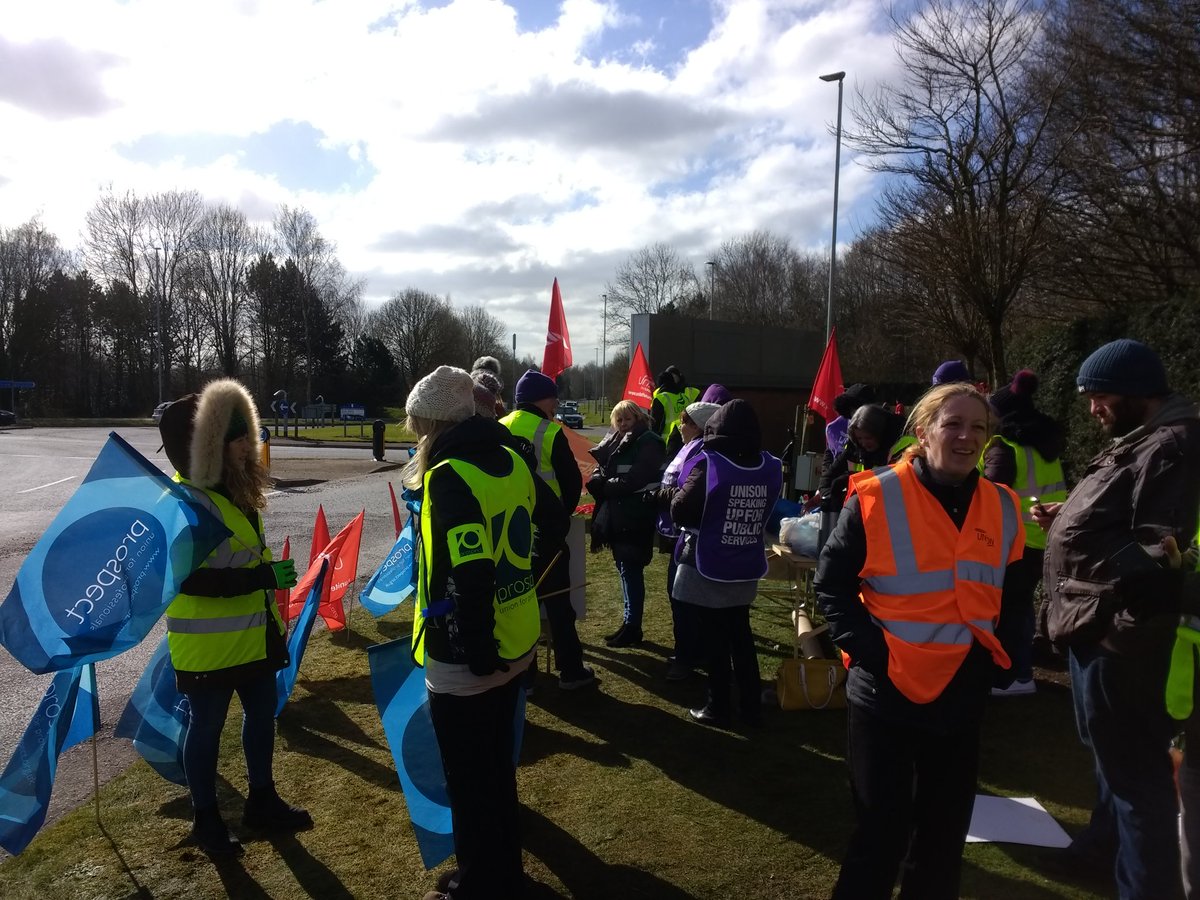 So much support today for our <a href="/ProspectUnion/">Prospect Union</a> <a href="/UUProspect/">Prospect @ UU</a> <a href="/UNISONUU/">UNISON UU</a> pension dispute in United utilities