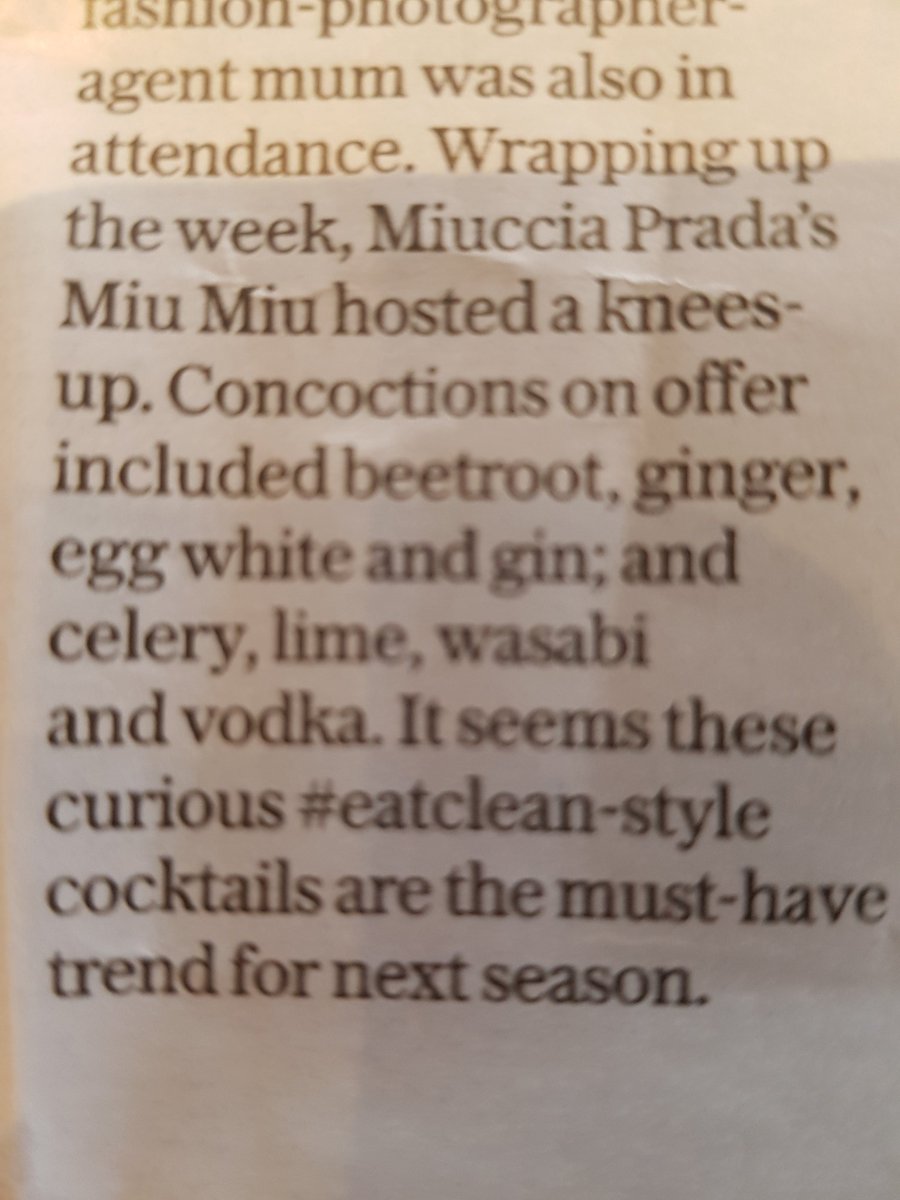 Christ, I don't think I've ever missed drinking less.

Can't imagine what they'd make of an Underwood. telegraph.co.uk/men/active/men…?