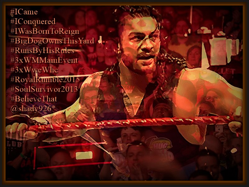 Shady926's tweet photo. #Roman take care...#Raw is in the home of the #DallasCowboys been there done that...one of your #3MainEventsAtWM hopefully your on #Raw you have a #GreatDayChief #TakeTimeForYou #LaterTaters https://t.co/HxV2LCebZ1