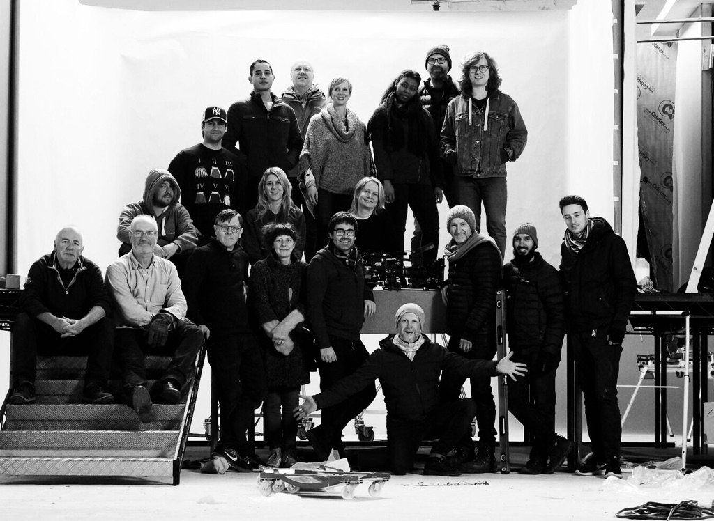 That’s a wrap! Great studio shoot with all the team