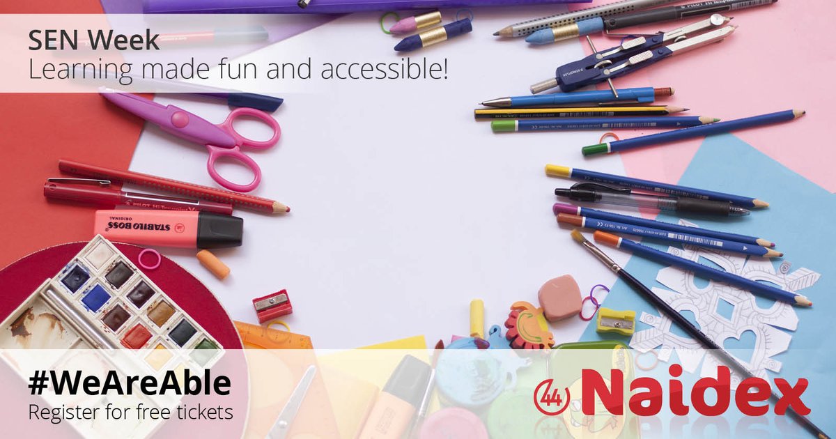This week we look at the exceptional individuals of tomorrow! For our SEN Week we will be sharing with you all the latest there is to know to help children with learning #disabilities throughout their entire education and through the following stages! #WeAreAble  #Naidex44
