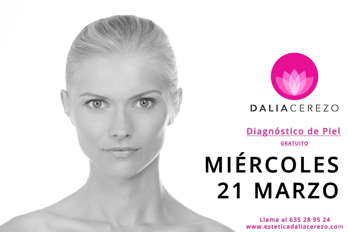 CEdaliacerezo's tweet photo. Diagnóstico de Piel el próximo Miércoles 21 de Marzo.

 📞 Pide cita en el 635 289 524 https://t.co/FvcBppBEfJ