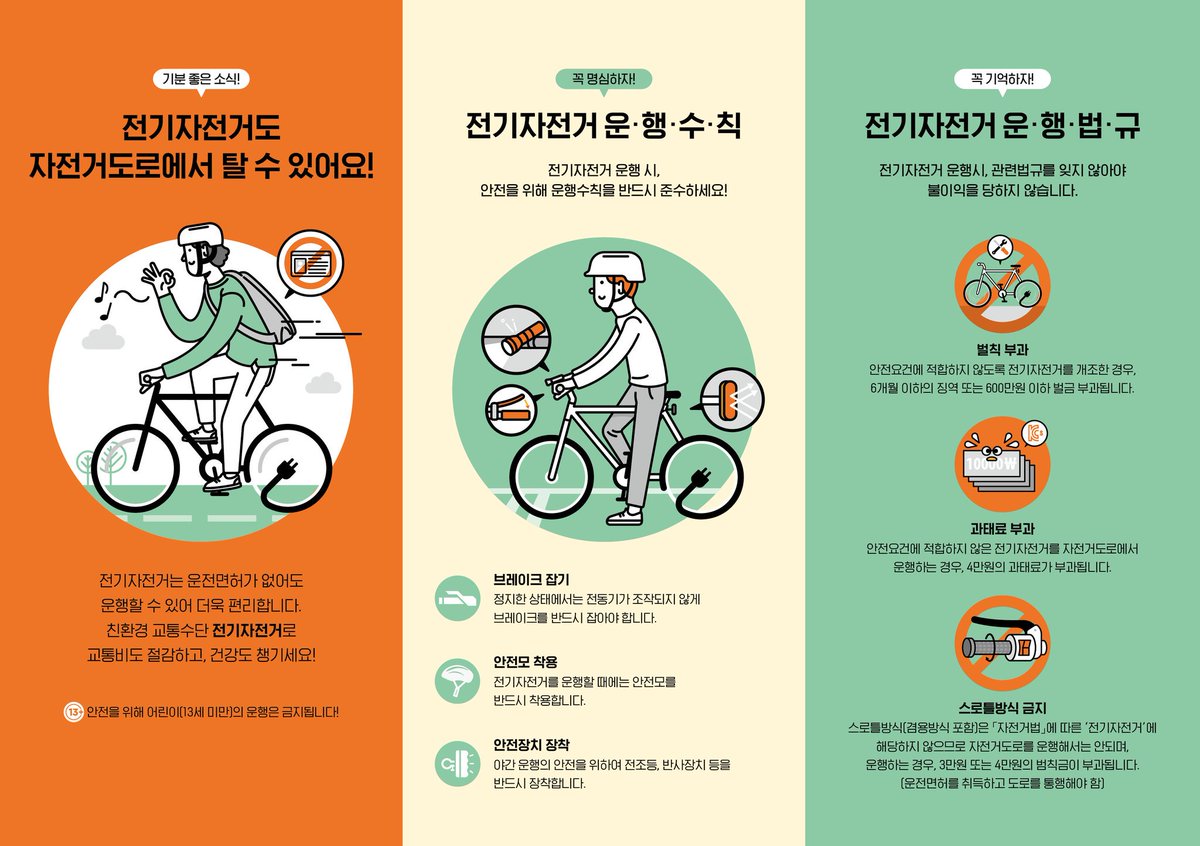 #성남시  #수정구건축과 
18. 3. 22. 부터 일정한 요건을 갖춘 전지자전거의 자전거도로 통행이 가능합니다.