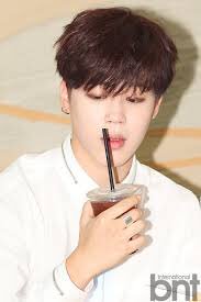 Jimin as an iced caramel macchiato. There are many layers to him. Sweet at the top and complex towards the bottom.