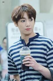 Jungkook as a double chocolate chip Frappuccino. Because his nickname is Kookie and this drink taste like cookies and cream. 