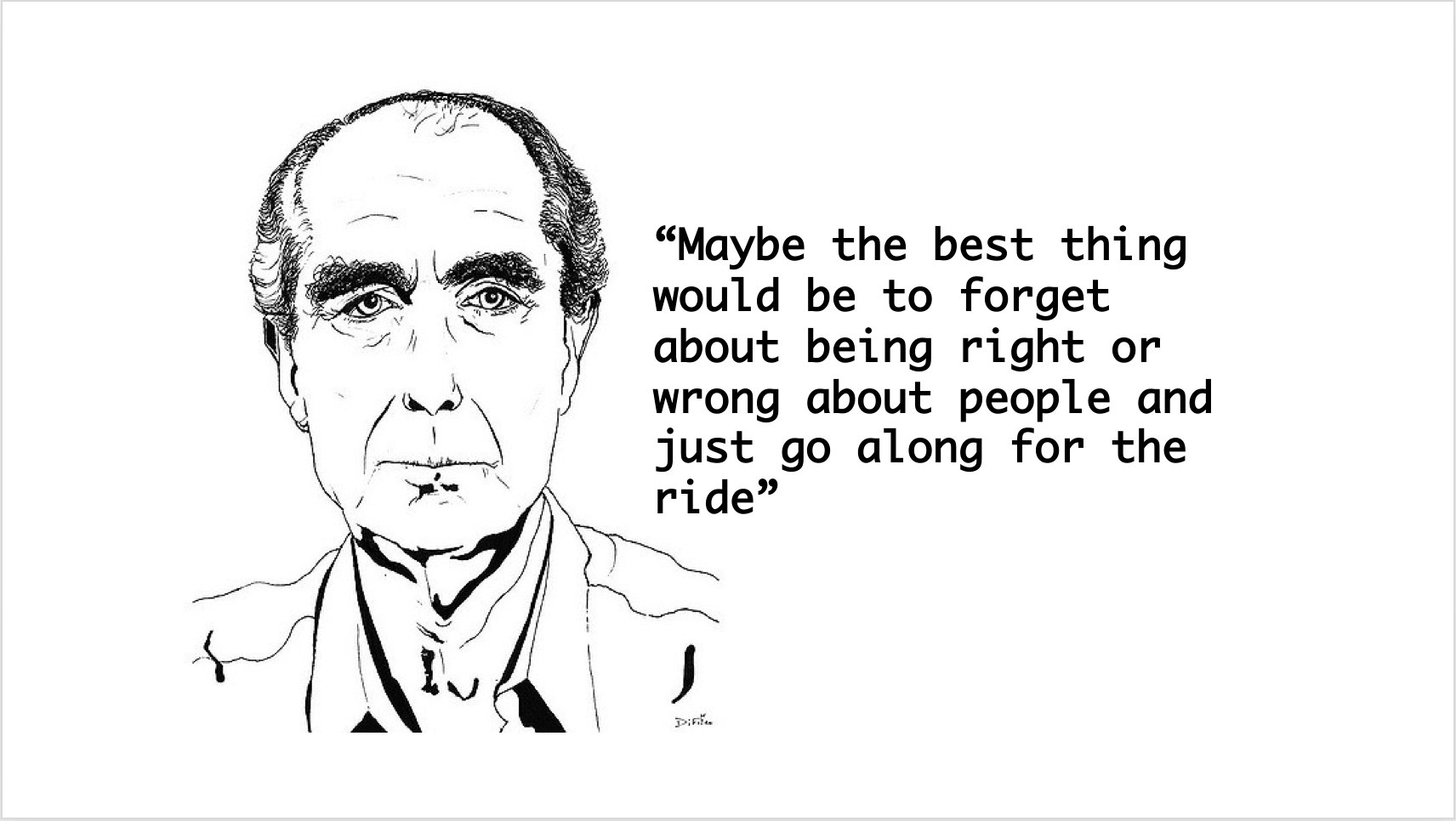 Happy 85th birthday to Philip Roth! 