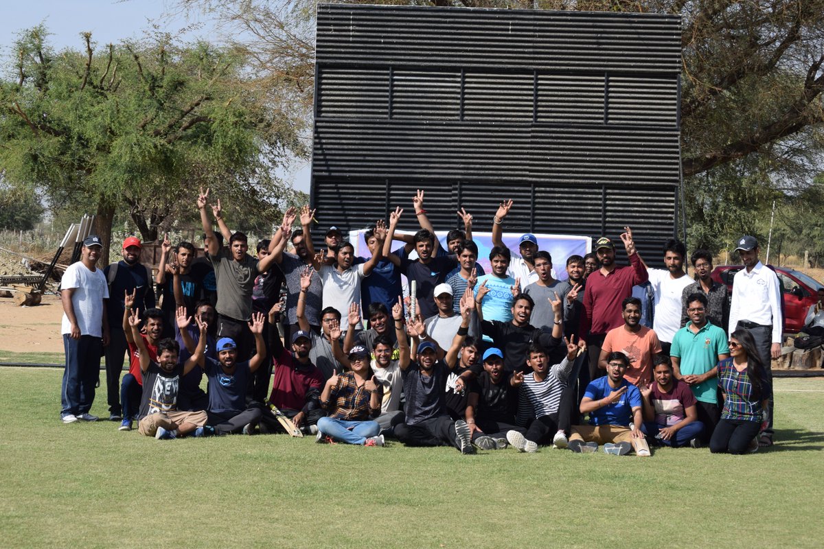 Serendipity__c's tweet photo. #BMPL Congratulations to the Winners - Team Goblins & Runner-Up - Team Under Dogs,
Thanks to the Ravi Sharma, @VIJAYKUMAWAT_16 @prathaveeraj for the tremendous arrangement on/off the ground. 🏆🏆🏆🏆🏆
Thanks a lot @ishan2309 for DSLR, so the best moments could be clicked. https://t.co/mZ0eegXXSb