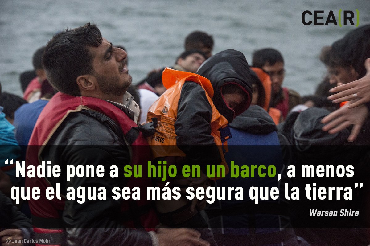 Un padre es aquella persona que hace lo posible y lo imposible por poner a salvo la vida de sus hijos/as.

#Refugiados #FelizDiadelPadre #19marzo