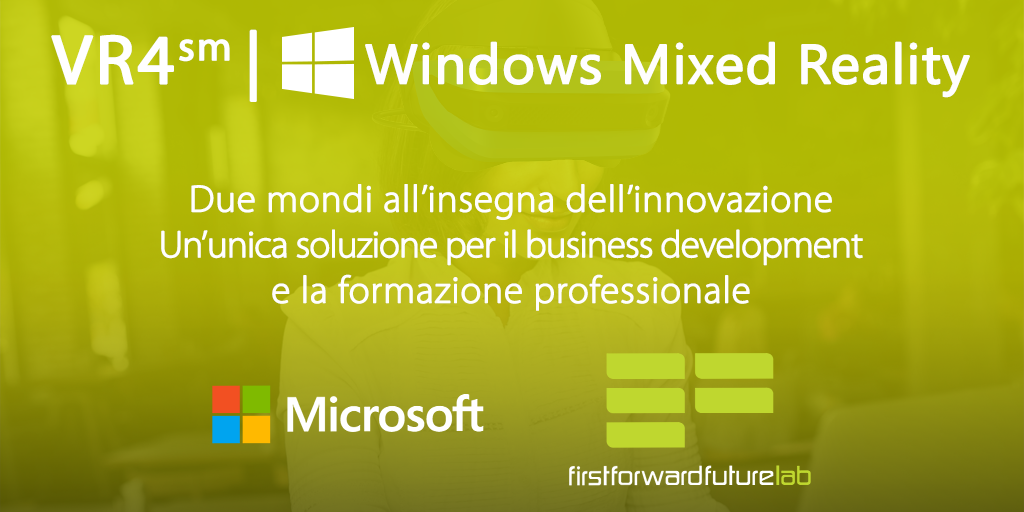 3f_lab's tweet photo. 3F-Lab lancia la nuova piattaforma digitale VR4MR in Windows Mixed Reality in collaborazione con @microsoftitalia.
#3FLab launches the new digital platform VR4MR in #WindowsMixedReality with #Microsoft’s collaboration.
https://t.co/djliBWSonU https://t.co/DVcvyixCBj