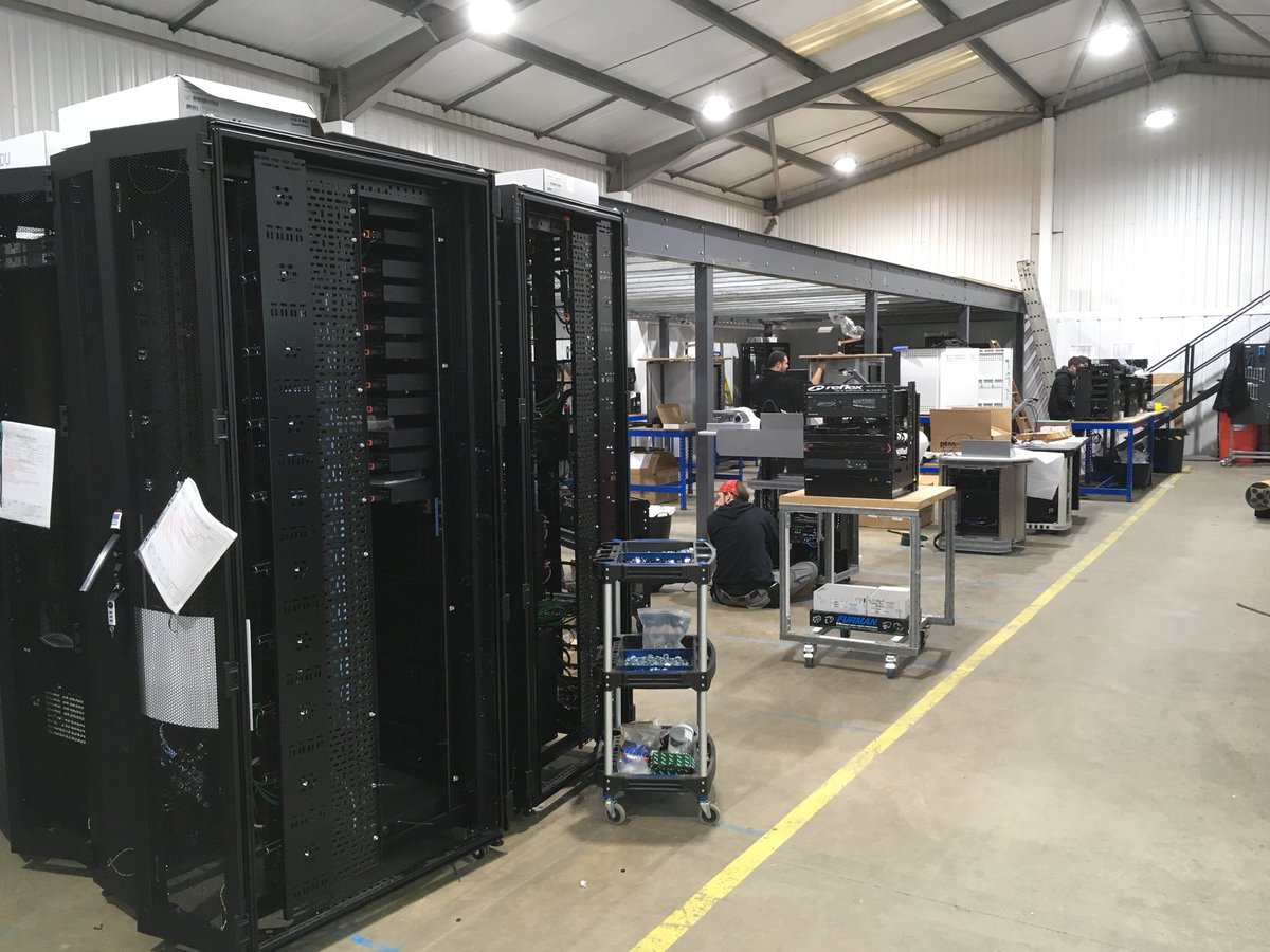 AdmHrv's tweet photo. Summer’18 Rack Development Day @VisualizationAV with @hewshott @DanLeeAV @lucid_llp @StephenBellAV #AVTweeps https://t.co/sIuSFxWIJH