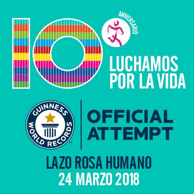¡¡Ya casi somos 8000!! Necesitamos todo vuestro apoyo para conseguir batir el Récord Guinness formando el lazo rosa humano más grande del mundo. ¡¡Juntos podemos conseguirlo!!! Inscripciones: goo.gl/hu4k95  #10marchaLPLV #recordguinnessconkia