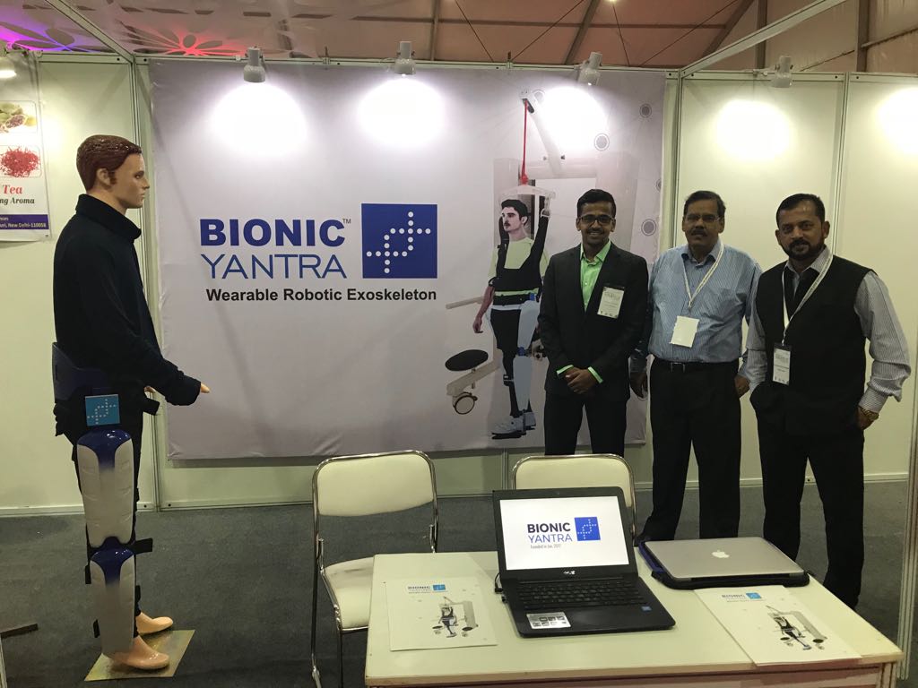 SocialAlphaIN's tweet photo. Two of our incubatees are being showcased at Festival Of Innovation at @rashtrapatibhvn So proud of their #pathbreaking #innovation in diverse areas of #medtech #assistivetechnology . @BionicYantra - a @makeinindia  exoskeleton &amp; @samanvayorg - a health worker app @tatatrusts https://t.co/M9qNCG3JVX