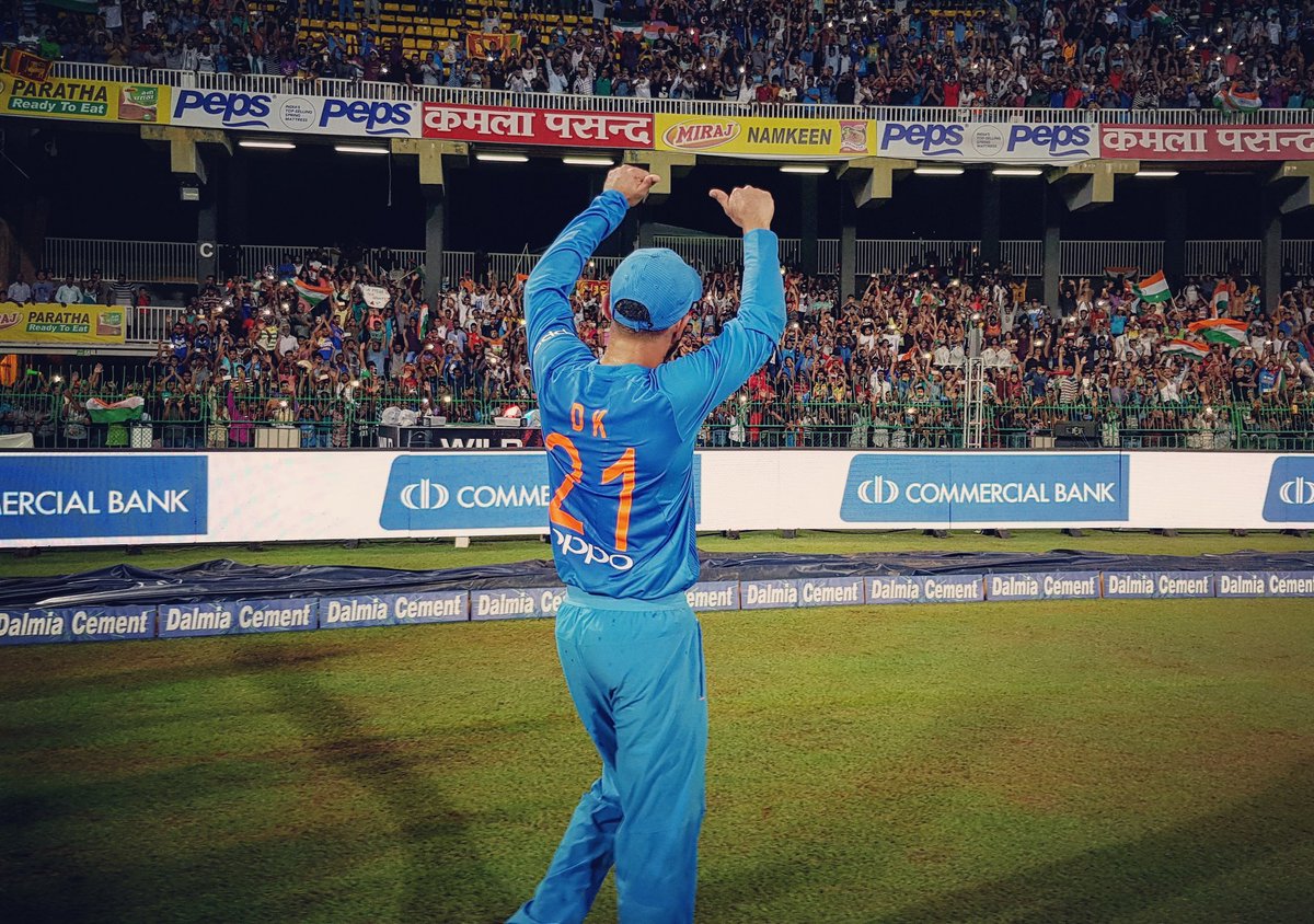 BCCI's tweet photo. Watch @DineshKarthik relive the night of his life

We caught up with the man of the moment whose incredible hitting against all odds in the final of the Nidahas Trophy charmed the nation. 

▶️https://t.co/coJNtz0nlz https://t.co/2iTSwCaikG