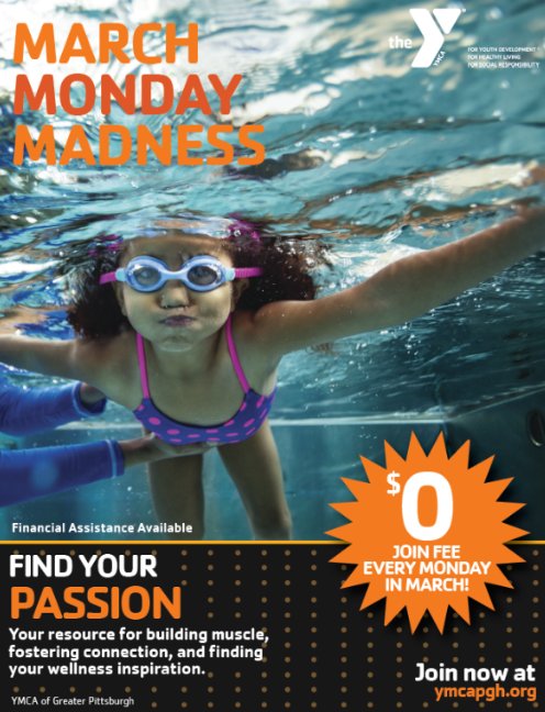 YSTEELTOWER's tweet photo. It’s Monday March Madness at the Y! Join today at https://t.co/PiiTuHalgF and we’ll waive your join fee! Enjoy a fresh approach to fitness with a community that motivates, inspires, and pushes you to achieve your best. #YMadness #AYearForMore #ForABetterUs https://t.co/I7gkwF2XXr