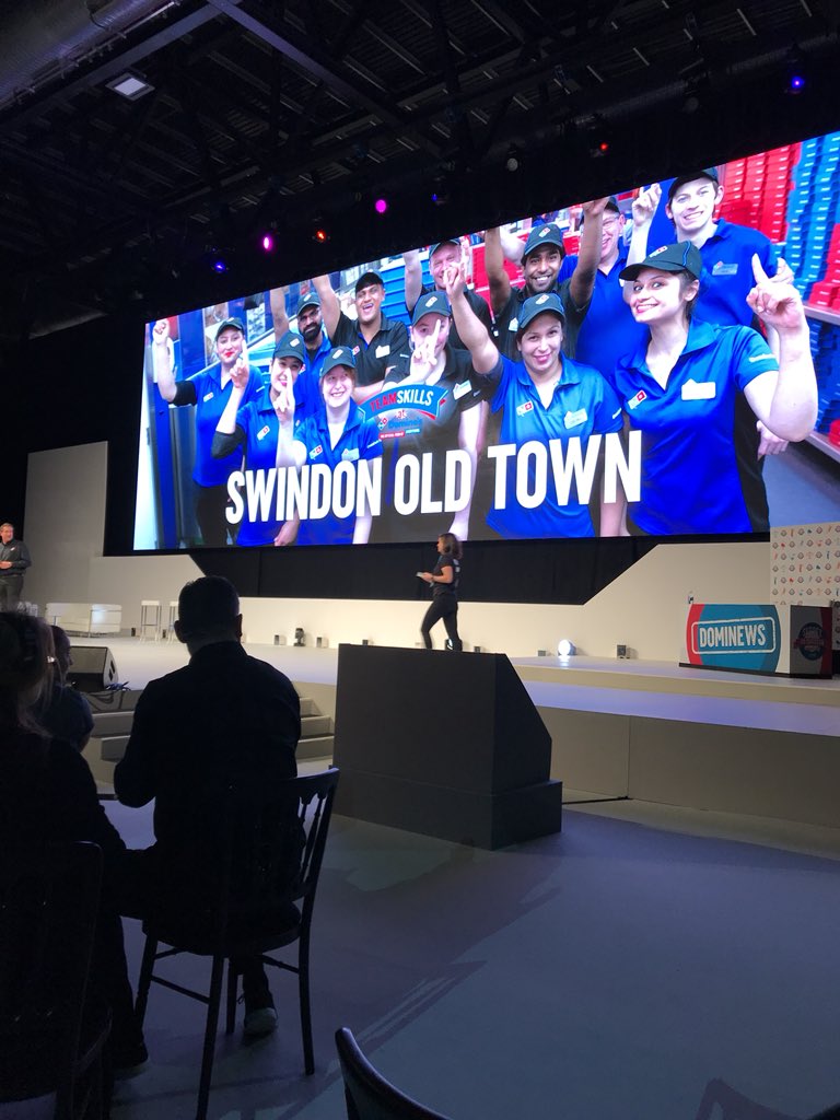 Congratulations to the Swindon - Old Town store team who are taking home the TeamSkills Champion award, for demonstrating inspiring leadership and team skills #DominosTeamSkills #DominosRally2018