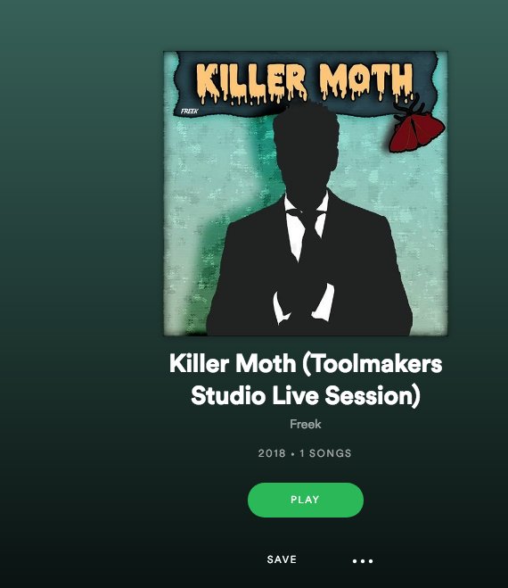 Listen to our latest single 'Killer Moth' here! open.spotify.com/album/09iALJnq… . #NewMusicMonday #rock #band #unsigned