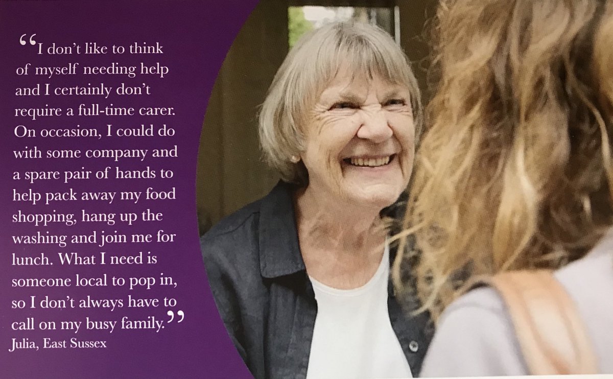closetohand's tweet image. Close to Hand was set up to help individuals just like Julia; independent older people who don’t require #care but could do with someone local to drop-in either occasionally or on a regular basis to provide a #friendlyface, #helpinghand and #companionship.