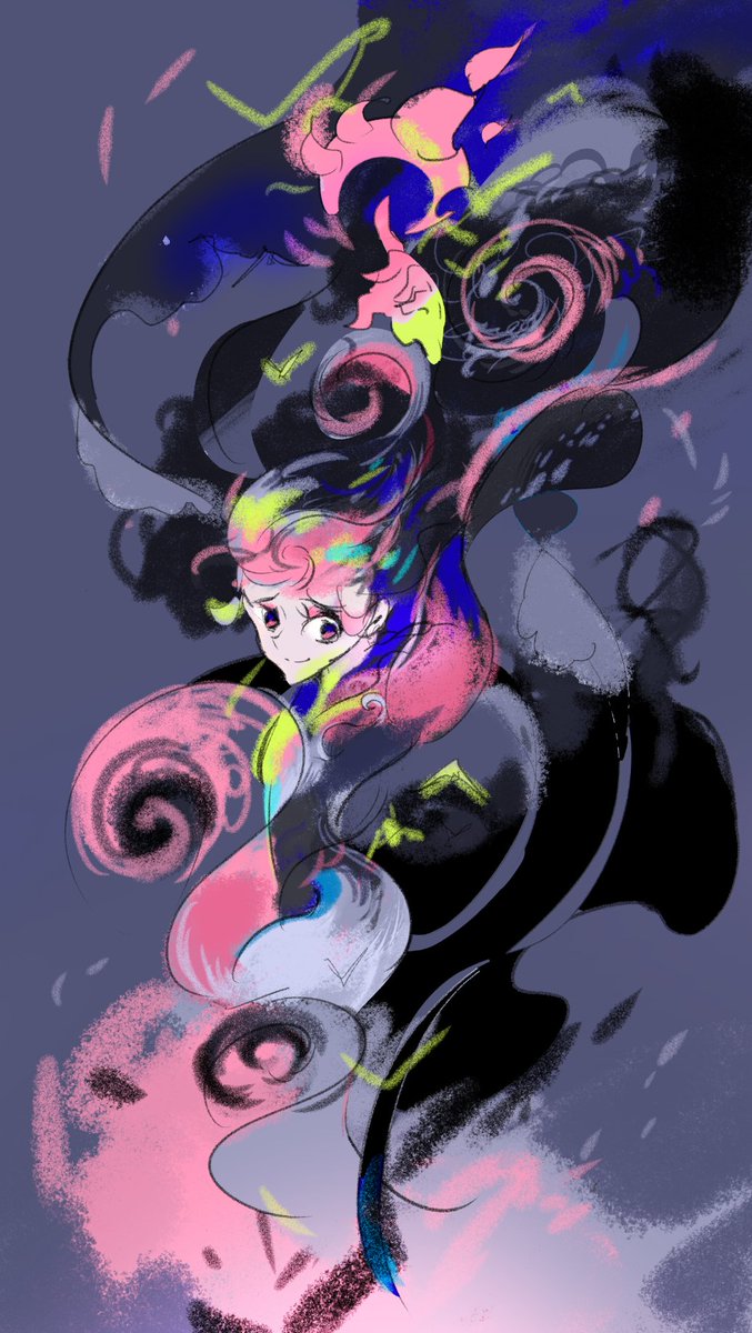 「火の粉と黒煙」|モスのいる日常/大谷えいちのイラスト