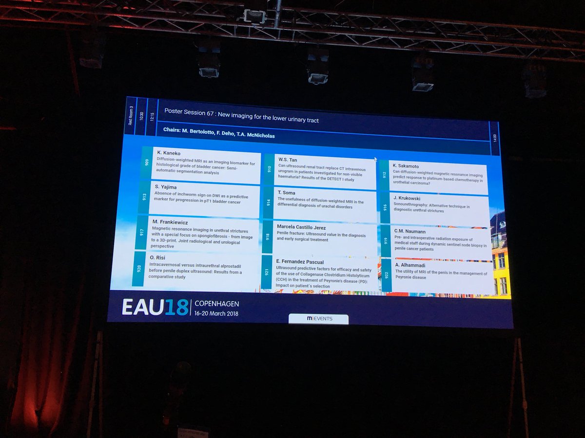 UrologiaTrieste's tweet photo. Time to start another session with Prof. Bertolotto at the Red Area #EAU18 #ASUITs https://t.co/0Mx42l7x4r